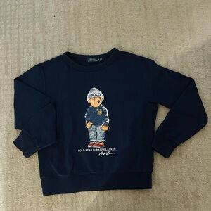 POLO RALPH LAUREN Boy Navy Sweater M
